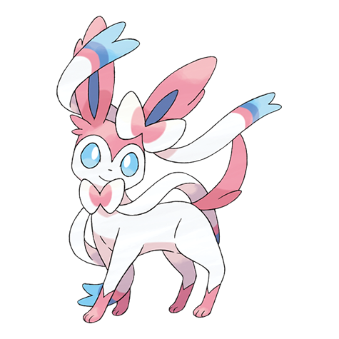 仙子伊布 Sylveon 官方透明背景图